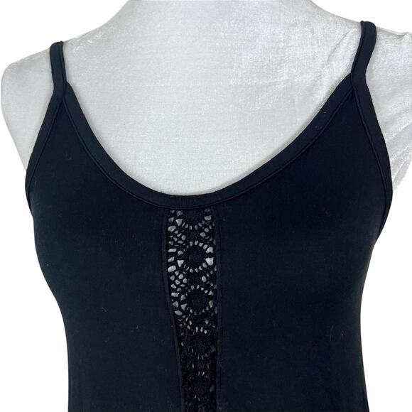 San Francisco City Lights Gypsy Lace Cami Tank Top Black Size Medium NEW - Picture 4 of 6